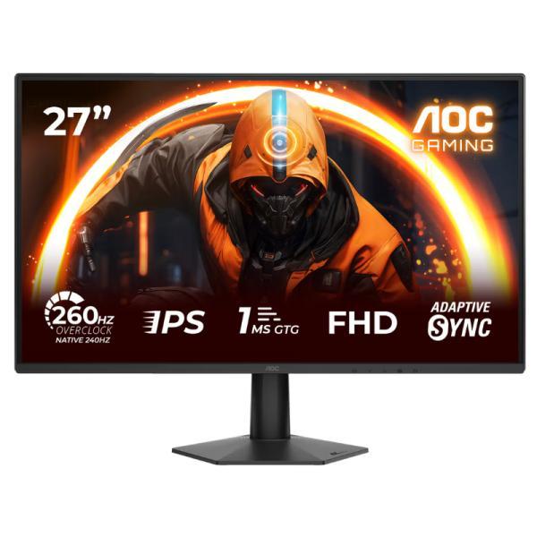 Monitor Aoc 27G50Z 27 Pulg Plana Full Hd 1920 X 1080 260HZ Fast Ips Led Adaptive Sync HDMI / Displayport / Audio
