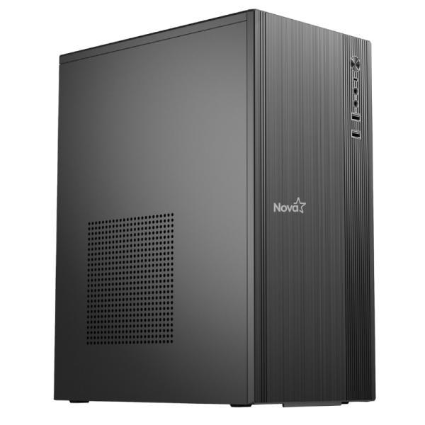 Case Nova MZ-580B Sin Ventilación Incluida Con Fuente De Poder 600W