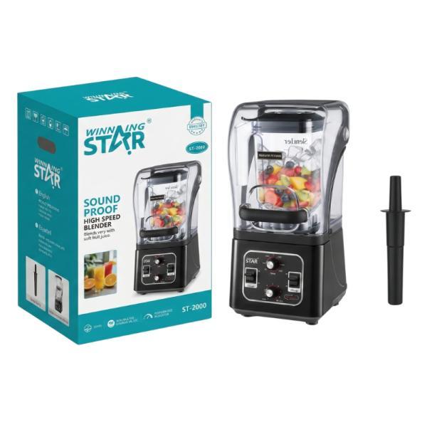 Licuadora Insonorizada Winning Star ST-2090 De Alta Velocidad 1600W 1.8L