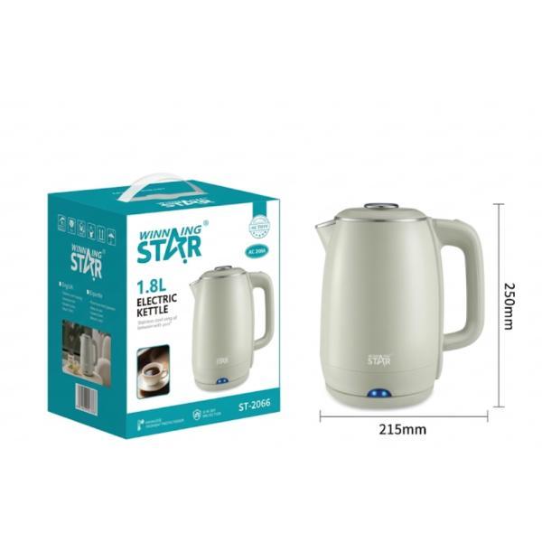 Hervidor Eléctrico Winning Star ST-2066 1000W 1.8L