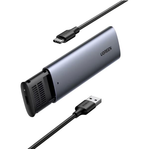 Encapsulador Ugreen CM400 USB-C 3.0 M.2 Sata SSD Ngff 5GBPS Cable 50CM
