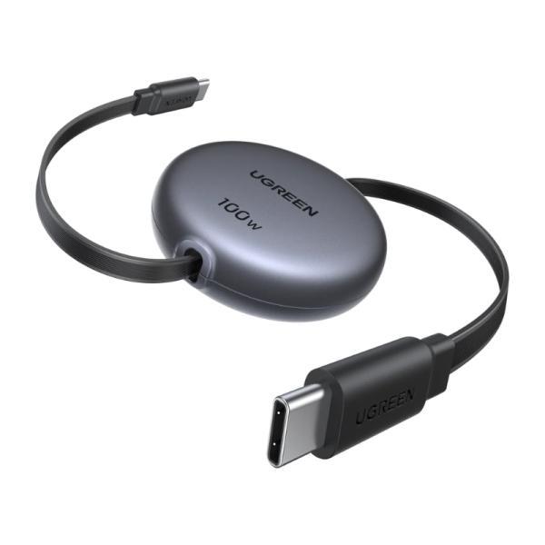 Cable Retractil Ugreen L531 USB-C A USB-C L531 100W 1M