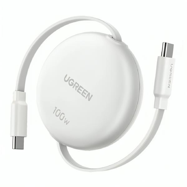 Cable Retráctil Ugreen L531 USB-C A USB-C 100W Carga Rápida