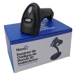 Lector De Codigo De Barras Nova FFSL6000001C 1D Inalámbrico Con Receptor USB, imagen 2