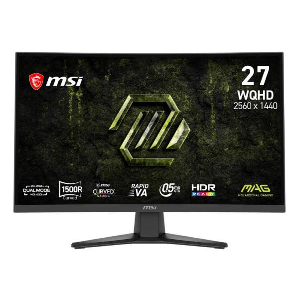 Monitor Gaming Msi Mag 275CQDF X24 27 Pulg Curva Wqhd 240HZ Va Freesync Premium