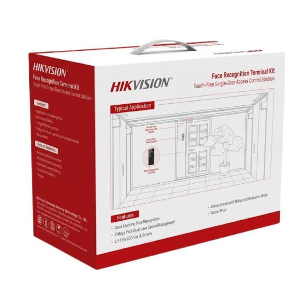 Kit Control De Acceso Hikvision DS-KAS321 TECLADO/HUELLA/CÁMARA 2MP ETHERNET/WIFI/RS-485/WIEGAND/USB