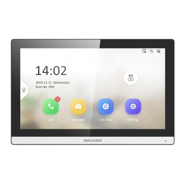 Pantalla Interior Ip Hikvision DS-KH6350-WTE1 Pantalla Táctil ETHERNET/WIFI/RS-485/POE