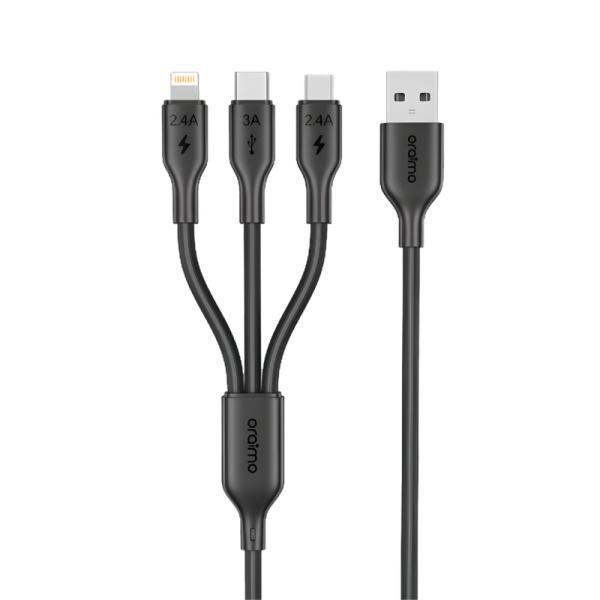 Cable USB-A A USB-C/LIGHTNING/MICRO-USB Oraimo Duraline 4 480 Mbps 1.2 M