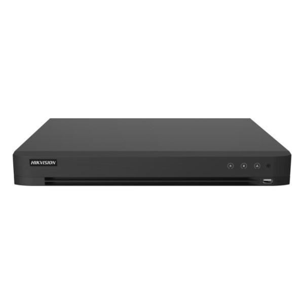 Grabadora Dvr Acusense Hikvision IDS-7216HUHI-M2/XT(STD) 16 Canales Analógicos 32 Canales Ip 8MP/4K 24TB H.265 PRO+/H.265/H.264+/H.264