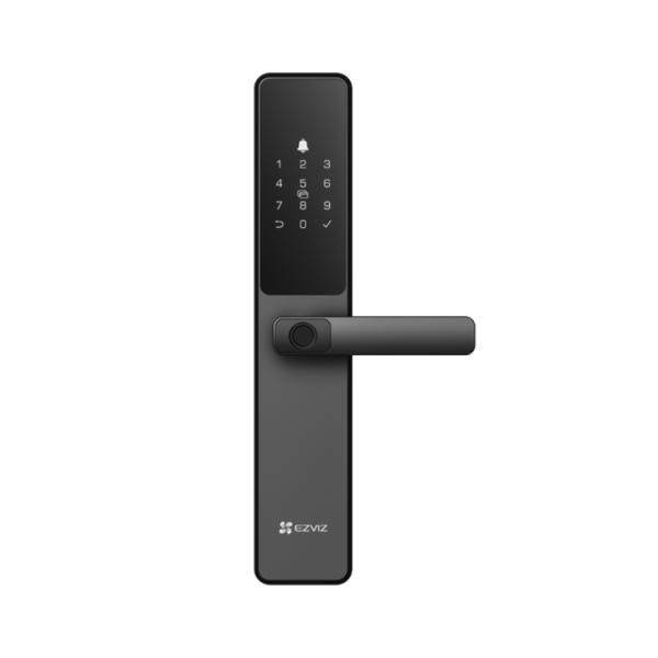 Cerradura Inteligente Biométrica Ezviz CS-DL05-R101-WBCP-GR Huella Dactilar Código Tarjeta Llave Bluetooth Y Desbloqueo Remoto Wifi Bluetooth IP65