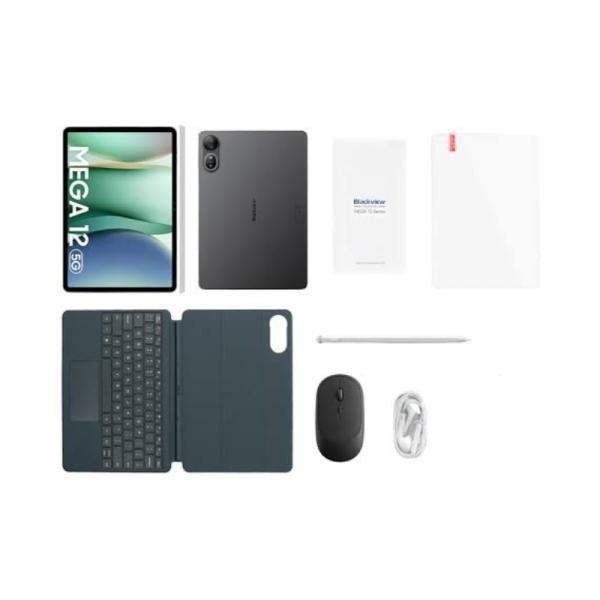 Tablet Blackview Mega 12 12.2 Pulg 256 Gb WI-FI/LTE/5G/BLUETOOTH Android 16 Incluye Mouse Funda Con Teclado Lapiz Audifonos