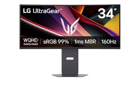 LG UltraGear Monitor Gaming 34" Curvo 1800R, VA, UWQHD 3440×1440, 160 Hz, 1 ms MBR, 21:9 – 34G600A-B